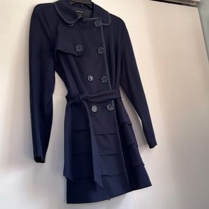 INC medium jacket navy blue